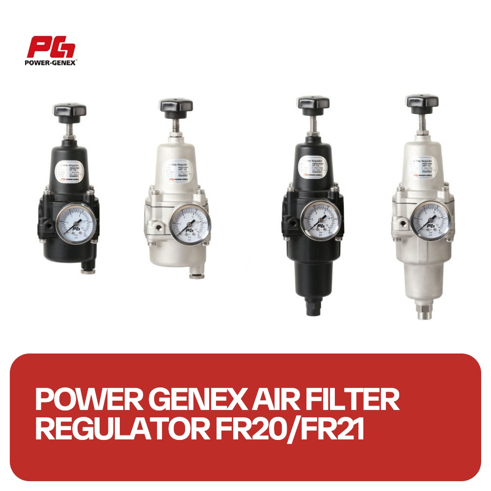 Power Genex Air Filter Regulator FR20/FR21