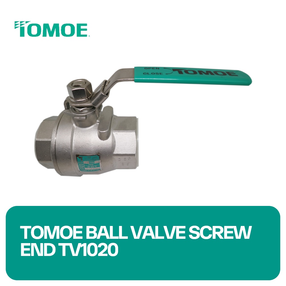 Tomoe Ball Valve Scew End TV1020